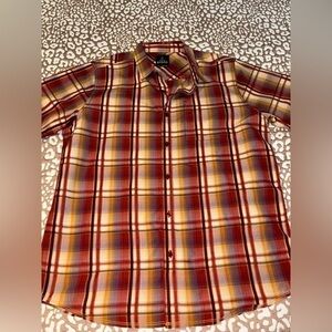 Men’s Prana short sleeve shirt-large